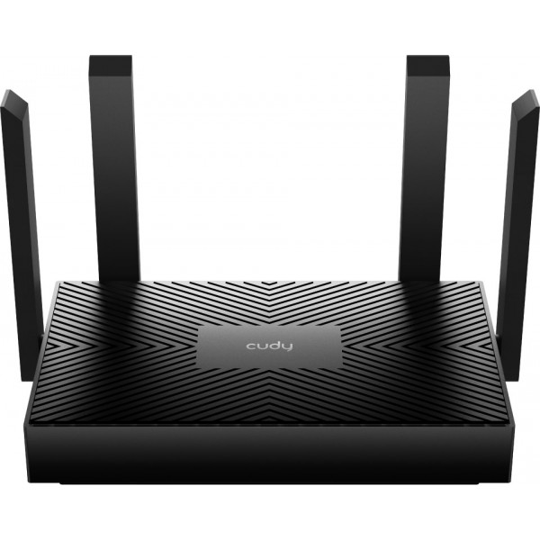 Маршрутизатор Cudy WR1500, AX1500 Gigabit Wi-Fi 6, 2.4GHz, 4x10/100/1000Mbps, WPA3, 4x5dBi fixed ant (WR1500)