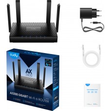 Маршрутизатор Cudy WR3000, AX3000 Gigabit Wi-Fi 6 Mesh Router (WR3000)