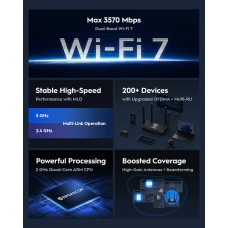 Маршрутизатор Cudy WR3600H, BE3600 2.5G Wi-Fi 7 Router (WR3600H)