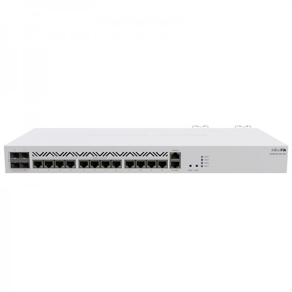 Маршрутизатор Mikrotik CCR2116-12G-4S+, 13xGbit LAN, M.2 PCIe slot, RouterOS L6, 1U RM case, Dual PS (CCR2116-12G-4S+)