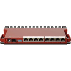 Маршрутизатор Mikrotik L009UiGS-RM, 800MHz CPU, 512MB RAM, 128MB NAND, 8x1G Ethernet ports,1xSFP (2. (L009UiGS-RM)
