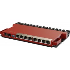Маршрутизатор Mikrotik L009UiGS-RM, 800MHz CPU, 512MB RAM, 128MB NAND, 8x1G Ethernet ports,1xSFP (2. (L009UiGS-RM)