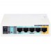 Маршрутизатор Mikrotik RB951Ui-2HnD, N300, 600MHz/128Mb, 5х100Мбіт, 1хUSB, 1000mW, PoE in, PoE out, (RB951UI-2HND)