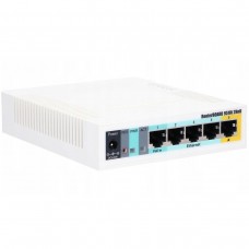 Маршрутизатор Mikrotik RB951Ui-2HnD, N300, 600MHz/128Mb, 5х100Мбіт, 1хUSB, 1000mW, PoE in, PoE out, (RB951UI-2HND)