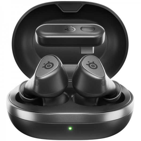 Мобільна ігрова гарнітура SteelSeries Arctis GameBuds TWS, Bluetooth, Black (61680)