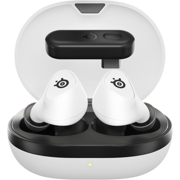 Мобільна ігрова гарнітура SteelSeries Arctis GameBuds TWS, Bluetooth, White (61682)