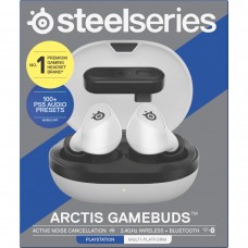 Мобільна ігрова гарнітура SteelSeries Arctis GameBuds TWS, Bluetooth, White (61682)