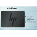 Наклейка на ноутбук HP металева 65х45 мм, темні літери (235562)