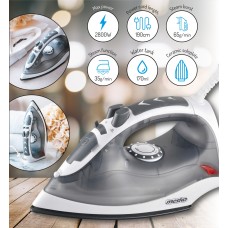 Праска Mesko MS 5037 grey 2800Вт/ 170 мл/ кераміка/ сухе прасування/ сіра (MS5037)