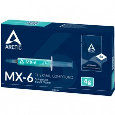 Термопаста Arctic MX-6. 4г + 6pcs MX Cleaner (ACTCP00084A) (ACTCP00084A)