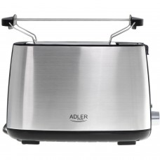 Тостер Adler AD 3214 900Вт/ 2 відділення/7 режимів підсмажування/розморожування/підігрів булочок (AD3214)
