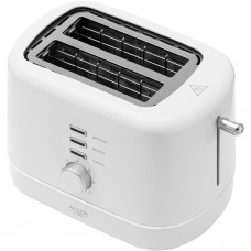 Тостер Adler AD 3224 white 850Вт/ 2 відділення/7 режимів підсмажування/розморожування/підігрів булок (AD3224W)