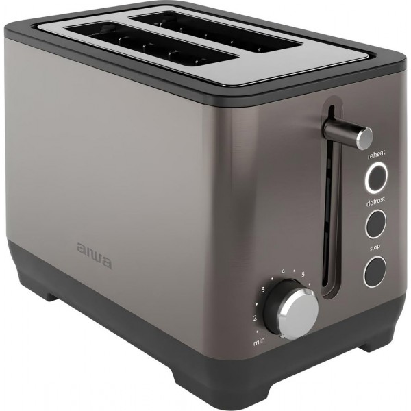 Тостер AIWA ABT-1000 KOTAN 1000Вт/ 2 відділення/мех. управління/розморожування/підігрів булочок (ABT1000)