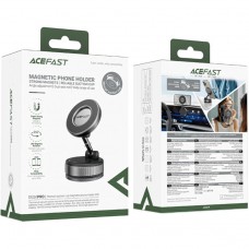 Тримач для смартфона Acefast E28 manual suction cup metal grey (6974316284833)