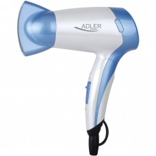 Фен Adler AD 2222 white 1200Вт/ 2 швидкості/ насадки - 1 шт./ складна ручка (AD2222)