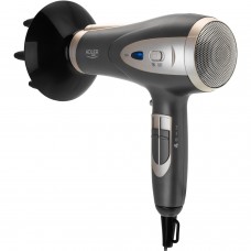 Фен Adler AD 2248 grey champane 2200Вт/ 2 швидкості/ хол.обдув/ темп.режимів-3/ іонізація/ дифузор (AD2248G)