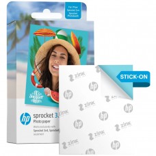 Фотопапір HP Sprocket Zink 3.5"x4.25" Глянцевий, самоклеючий, 20 листів (HPIZ3X420)