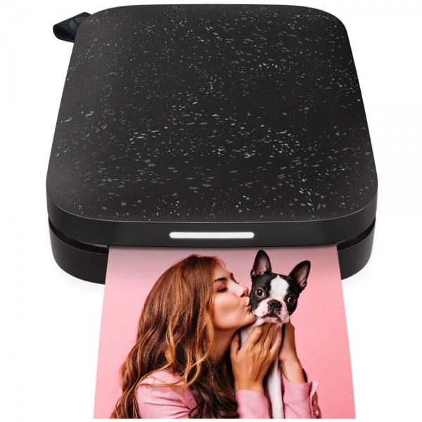 Фотопринтер портативний HP Sprocket Black (2"x3",313x400dpi,Zink, 64MB,Bluetooth, колір чорний) (HPISPB)
