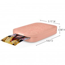 Фотопринтер портативний HP Sprocket Pink (2"x3",313x400dpi,Zink, 64MB,Bluetooth, колір рожевий) (HPISPP)