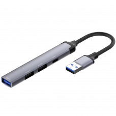Хаб USB 3.0 -&gt 2xUSB 2.0+1xUSB 3.0+1xUSB-C Grey ColorWay (CW-HUB05)