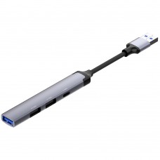 Хаб USB 3.0 -&gt 2xUSB 2.0+1xUSB 3.0+1xUSB-C Grey ColorWay (CW-HUB05)