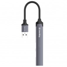 Хаб USB 3.0 -&gt 2xUSB 2.0+1xUSB 3.0+1xUSB-C Grey ColorWay (CW-HUB05)