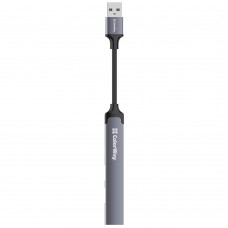 Хаб USB 3.0 -&gt 2xUSB 2.0+1xUSB 3.0+1xUSB-C Grey ColorWay (CW-HUB05)