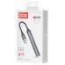Хаб USB 3.0 -&gt 2xUSB 2.0+1xUSB 3.0+1xUSB-C Grey ColorWay (CW-HUB05)