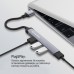 Хаб USB 3.0 -&gt 2xUSB 2.0+1xUSB 3.0+1xUSB-C Grey ColorWay (CW-HUB05)