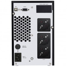 ДБЖ FSP Champ 1 kVA, Tower, Schuko (CH-1101TS), 1000VA/900W, Online, 3*Schuko,CE (PPF8001300)