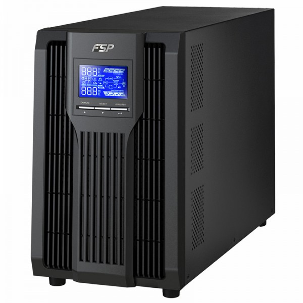 ДБЖ FSP Champ 2 kVA, Tower, Schuko (CH-1102TS), 2000VA/1800W, Online, Schuko*3,CE (PPF16A1900)