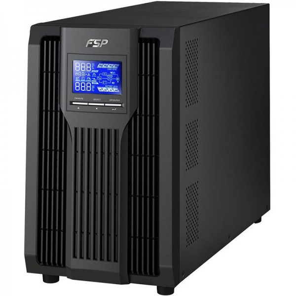 ДБЖ FSP Champ 3 kVA, Tower, Schuko (CH-1103TS), 3000VA/2700W, Online, Schuko*4,CE (PPF24A1800)
