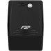 ДБЖ FSP FP650, 650VA/360W, Schuko*2, USB + RJ45, 230V/50Hz, Black (PPF3601402)