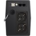 ДБЖ FSP FP850, 850ВА/480Вт, Lin-Int, USB/RJ45, Schuko*2, AVR, Black (PPF4801102)