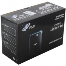 ДБЖ FSP FP850, 850ВА/480Вт, Lin-Int, USB/RJ45, Schuko*2, AVR, Black (PPF4801102)