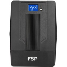ДБЖ FSP iFP-1000, 1000ВА/600Вт, Lin-Int, LCD (дисплей), Schuko*4, USB, Black, (PPF6001306)