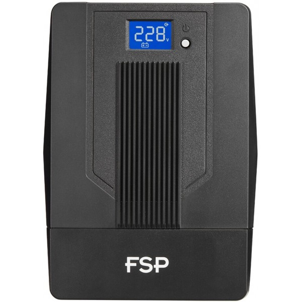 ДБЖ FSP iFP-1000, 1000ВА/600Вт, Lin-Int, LCD (дисплей), Schuko*4, USB, Black, (PPF6001306)