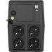 ДБЖ FSP iFP-1000, 1000ВА/600Вт, Lin-Int, LCD (дисплей), Schuko*4, USB, Black, (PPF6001306)
