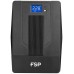 ДБЖ FSP iFP-1500, 1500ВА/900Вт, LCD, Schuko*4. 230V/50Hz, USB, Black (PPF9003105)