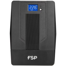 ДБЖ FSP iFP-600, 600ВА/360Вт, Lin-Int, LCD (дисплей), Schuko*2, USB, Black, (PPF3602800)