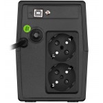 ДБЖ FSP iFP-600, 600ВА/360Вт, Lin-Int, LCD (дисплей), Schuko*2, USB, Black, (PPF3602800) ДБЖ FSP iFP-600, 600ВА/360Вт, Lin-Int, LCD (дисплей), Schuko*2, USB, Black, (PPF3602800)