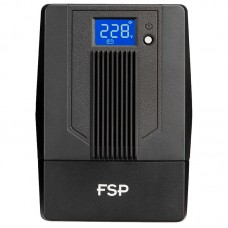 ДБЖ FSP iFP-800, 800ВА/480Вт, Lin-Int, LCD (дисплей), Schuko*2, USB, Black (PPF4802003)