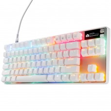 Клавіатура ігрова SteelSeries Apex Pro TKL Gen 3 UA HyperMagnetic, OmniPoint 3.0, OLED, White