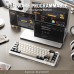 Клавіатура ігрова механічна Attack Shark X66 66кл. RGB, Wireless, Cheese White