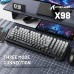Клавіатура ігрова механічна Attack Shark X98 102кл. RGB, Wireless, Moonlight Night