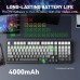 Клавіатура ігрова механічна Attack Shark X98 102кл. RGB, Wireless, Moonlight Night