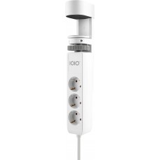 Power filtr 1,5м IOIO SL3000, 1.5м, білий (3 зах роз + 2 порти USB-A та 1 порт USB-C) (41212)