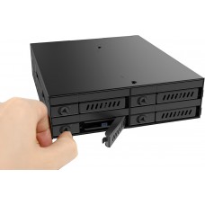 Бекплейн Chieftec CMR-425 1x5.25" -&gt  4x2.5" HDDs Hot-Swap Metal (CMR-425)