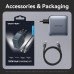 Зарядний пристрій 4xUSB 100W GaN (3хUSB-C+USB-A) + USB-C cable М-М Black Vention (TZ-FETH0-EU)