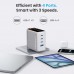 Зарядний пристрій 4xUSB 140W GaN (3хUSB-C+USB-A) + USB-C cable М-М White Vention (TZ-FCOI0-EU)